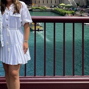 Gorgeous white summer dress. Size medium - local boutique brand